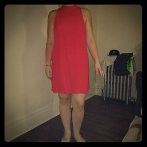 Express Red Sleeveless Dress